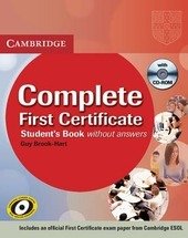 COMPLETE FIRST CERTIFICATE - STUDENT'S BOOK + CD-ROM