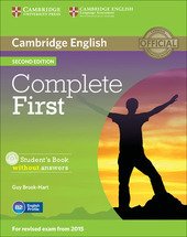 COMPLETE FIRST SECOND EDITION. Student's book without answers with CD-ROM