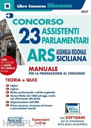 CONCORSO 23 ASSISTENTI PARLAMENTARI ARS. ASSEMBLEA REGIONALE SICILIA. MANUALE PER …