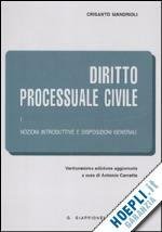 DIRITTO PROCESSUALE CIVILE VOL. 1 ED. 2011 NOZIONI INTRODUTTIVE E …