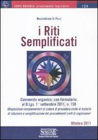 I RITI SEMPLIFICATI | Immagine principale