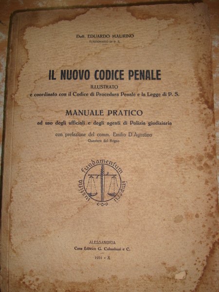 IL NUOVO CODICE PENALE ILLUSTRATO E COORDINATO CON IL CODICE … | Immagine principale