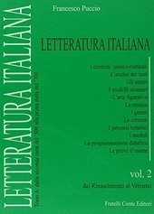 LETTERATURA ITALIANA - VOL. 2A