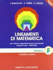 LINEAMENTI DI MATEMATICA TRIENNIO MERCURIO MODULO F. PROBABILITA' E STATISTICA
