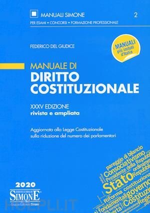 MANUALE DI DIRITTO COSTITUZIONALE COD. 2 XXXI ED. 2016 | Immagine principale
