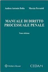 MANUALE DI DIRITTO PROCESSUALE PENALE 9^ ed. 2016 | Immagine principale