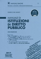MANUALE DI ISTITUZIONI DI DIRITTO PUBBLICO XX II EDIZIONE COD. … | Immagine principale