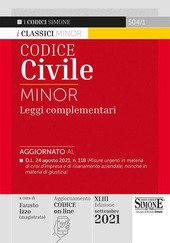 CODICE CIVILE E LEGGI COMPLEMENTARI. EDIZ. MINOR CD. 504/1