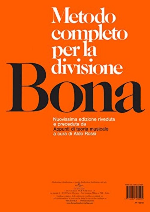 BONA METODO COMPLETO PER LA DIVISIONE