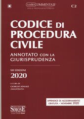 CODICE DI PROCEDURA CIVILE ANNOTATO CON LA GIURISPRUDENZA XXV EDIZIONE …