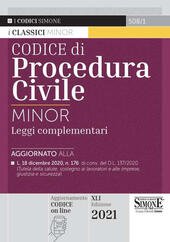 CODICE DI PROCEDURA CIVILE E LEGGI COMPLEMENTARI AGGIORNATO ALLA LEGGE …
