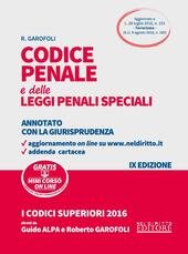 CODICE PENALE E DELLE LEGGI PENALI SPECIALI ANNOTATO CON LA …