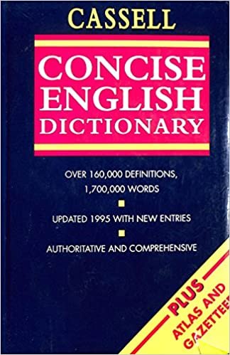 CONCISE ENGLISH DICTIONARY DIZIONARIO MONOLINGUE