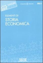 ELEMENTI DI STORIA ECONOMICA