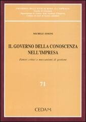GOVERNO DELLA CONOSCENZA NELL'IMPRESA