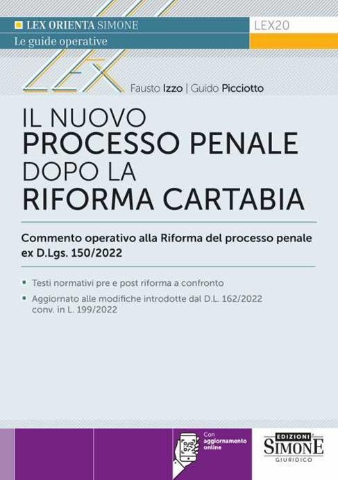IL NUOVO PROCESSO PENALE DOPO LA RIFORMA CARTABIA. COMMENTO OPERATIVO … | Immagine Gallery 2
