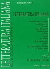 LETTERATURA ITALIANA - VOL. 2A