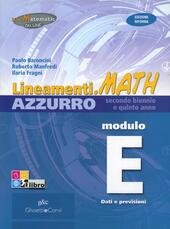 LINEAMENTI.MATH AZZURRO VOL. E EDIZIONE RIFORMA