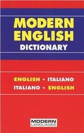 MODERN ENGLISH DICTIONARY INGLESE