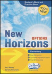 NEW HORIZONS OPTIONS ELEMENTARY - MISTO STANDARD. SB&PB + MY …