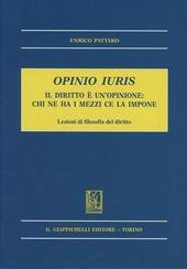 OPINIO IURIS. Il diritto è un'opinione: chi ne ha i … | Immagine Gallery 2