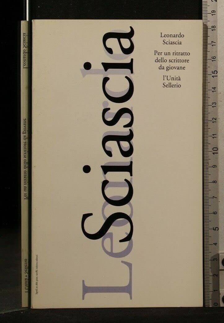 PER UN RITRATTO DELLO SCRITTORE DA GIOVANE