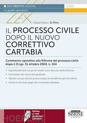 PROCESSO CIVILE DOPO IL NUOVO CORRETTIVO CARTABIA. COMMENTO OPERATIVO ALLA …