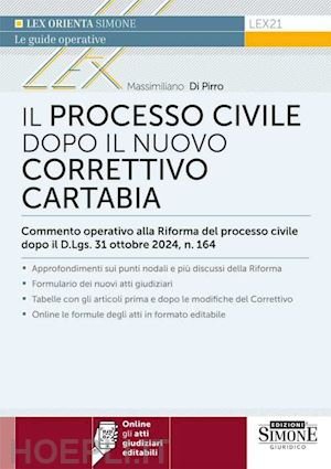 PROCESSO CIVILE DOPO IL NUOVO CORRETTIVO CARTABIA. COMMENTO OPERATIVO ALLA …