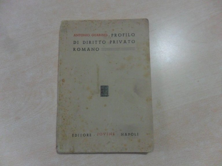 PROFILO DI DIRITTO PRIVATO ROMANO