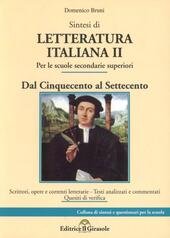 SINTESI DI LETTERATURA ITALIANA 2