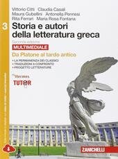 STORIA E AUTORI DELLA LETTERATURA GRECA 2ED - VOLUME 3 …