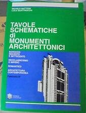 TAVOLE SCHEMATICHE DI MONUMENTI ARCHITETTONICI - VOL 4