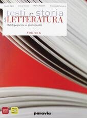 TESTI E STORIA DELLA LETTERATURA G. DAL DOPOGUERRA AI GIORNI …