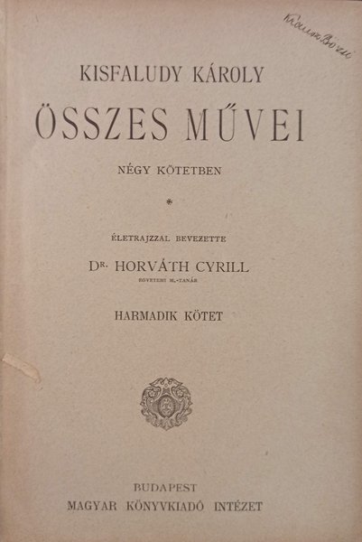 Osszes Muvei.