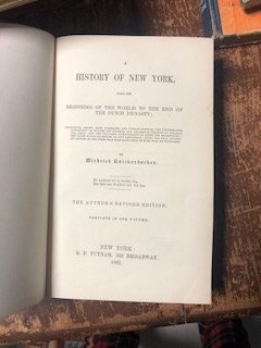 Works of washington Irving. Vol.1 Kknickeborcker's New York