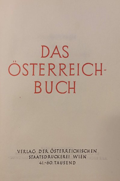 Das osterreichbuch