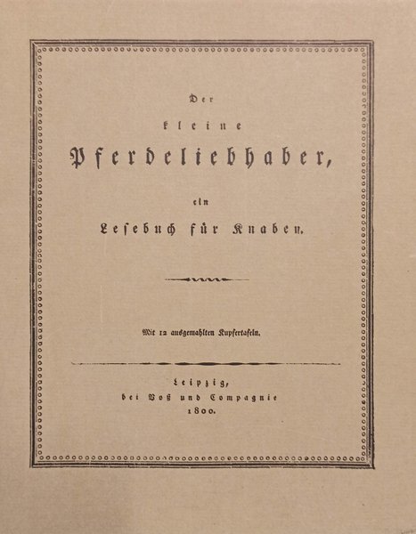 Der kleine Pferdeliebhaber