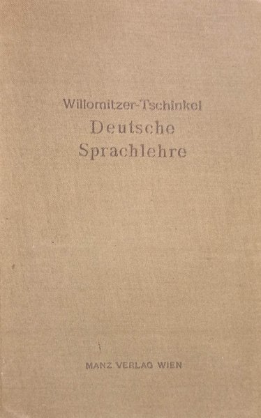 Deutsche Sprachlehre für Mittelschulen