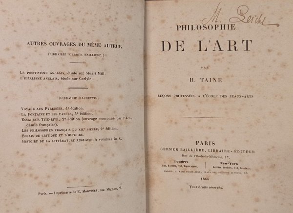 Philosophie de l'art