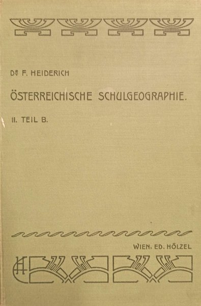 Osterreichische schulgeographie