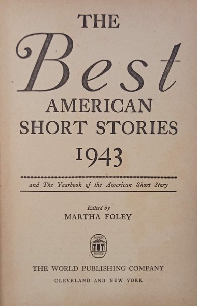 The best American short stories. 1943.