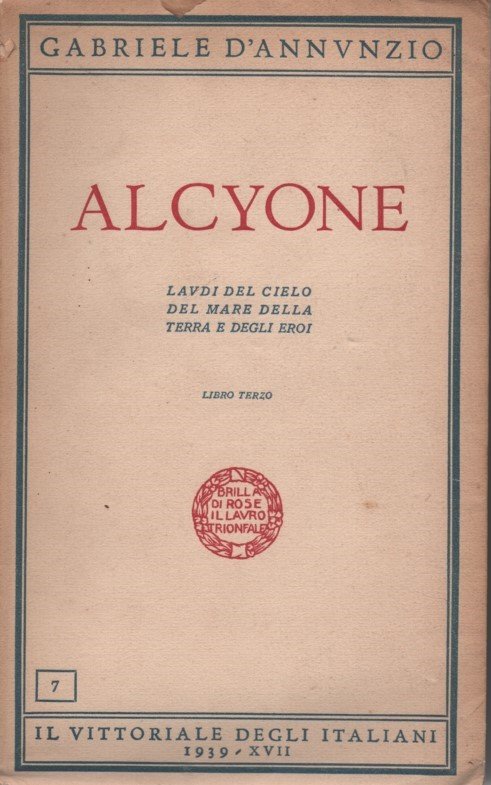 Alcyone Laudi dal cielo del mare della terra e degli … | Immagine principale