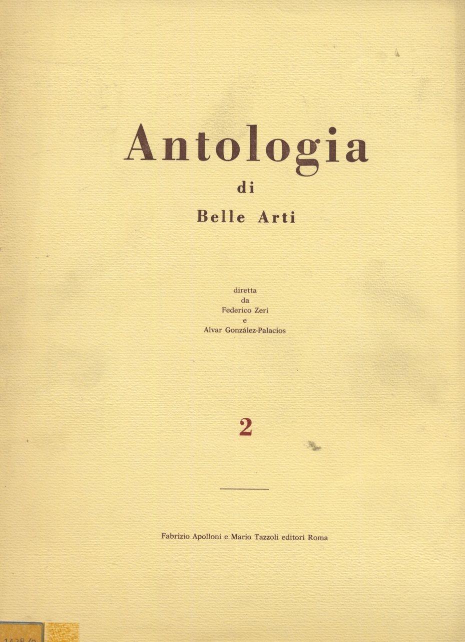 antologia di belle arti 3