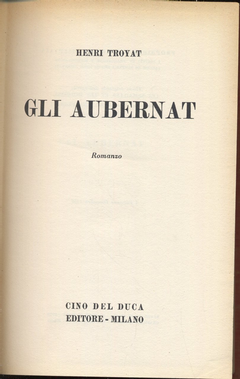 gli aubernat | Immagine principale