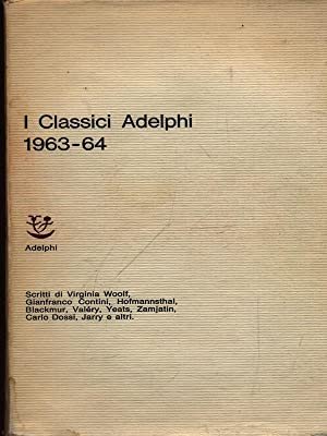 i classici adelphi 1963-64