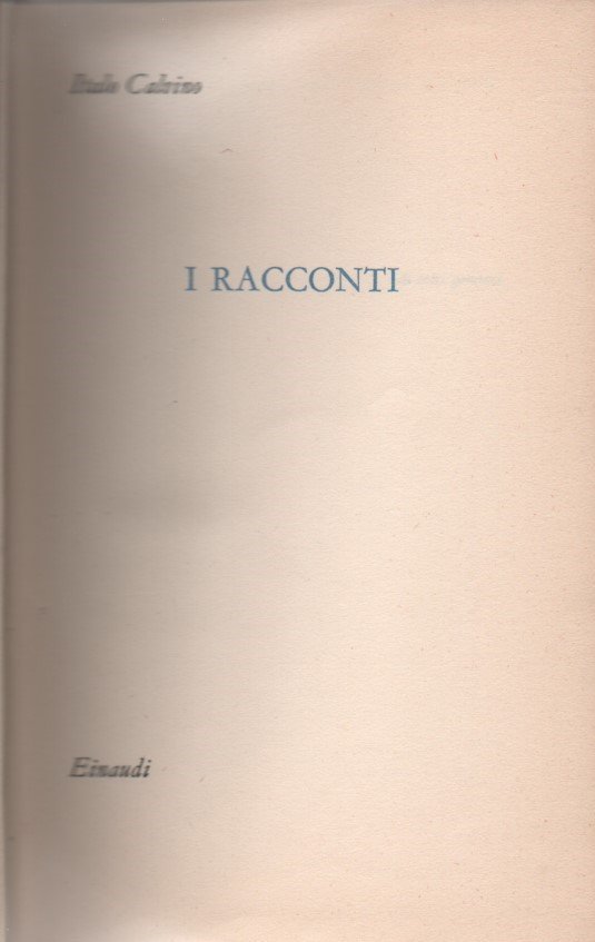 i racconti