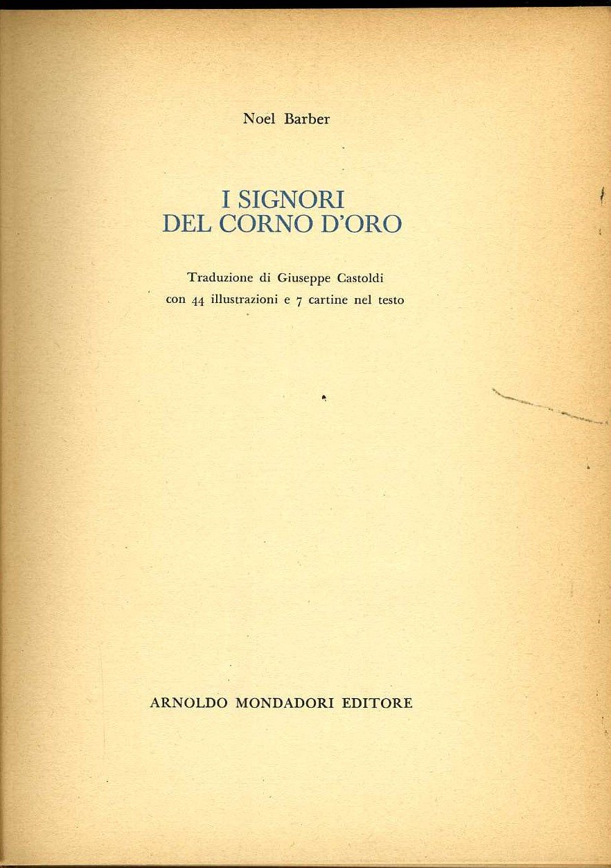 i signori del corno d`oro Zorn, Fritz