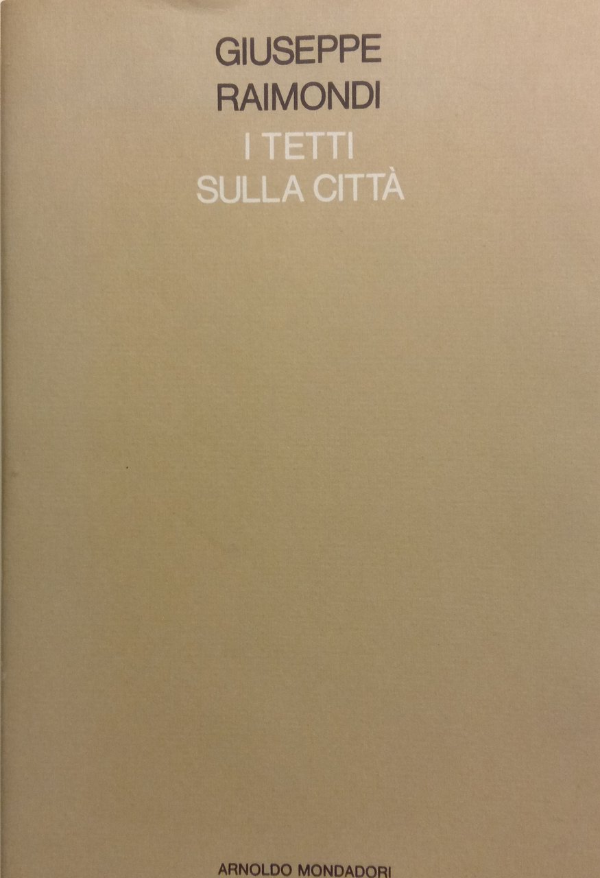 I tetti sulla città Giuseppe Raimondi