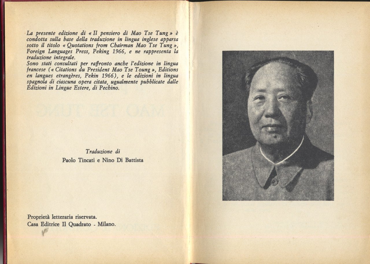 il pensiero di mao tse tung