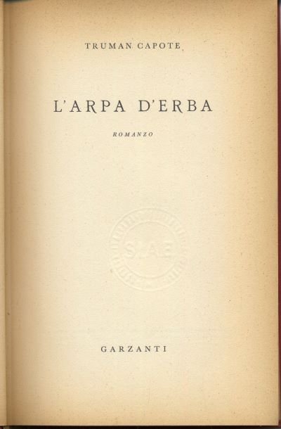 l`arpa d`erba | Immagine principale
